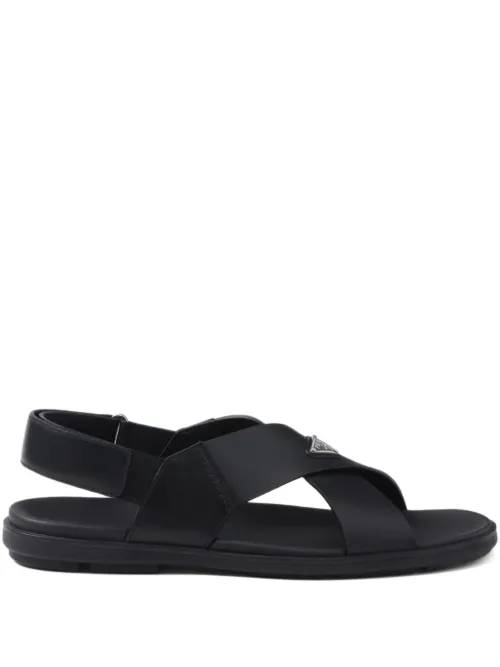 Sandales à brides croisées - Prada - Modalova