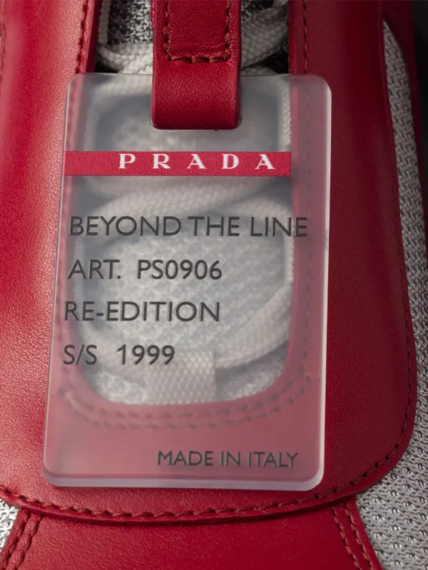 Prada アメリカズカップ スニーカー | レッド | FARFETCH JP
