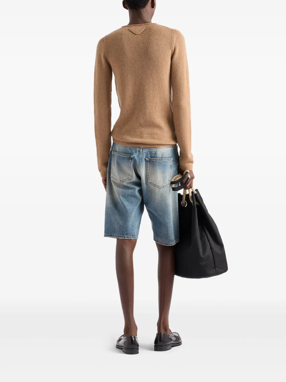 Prada Denim bermuda shorts Blauw