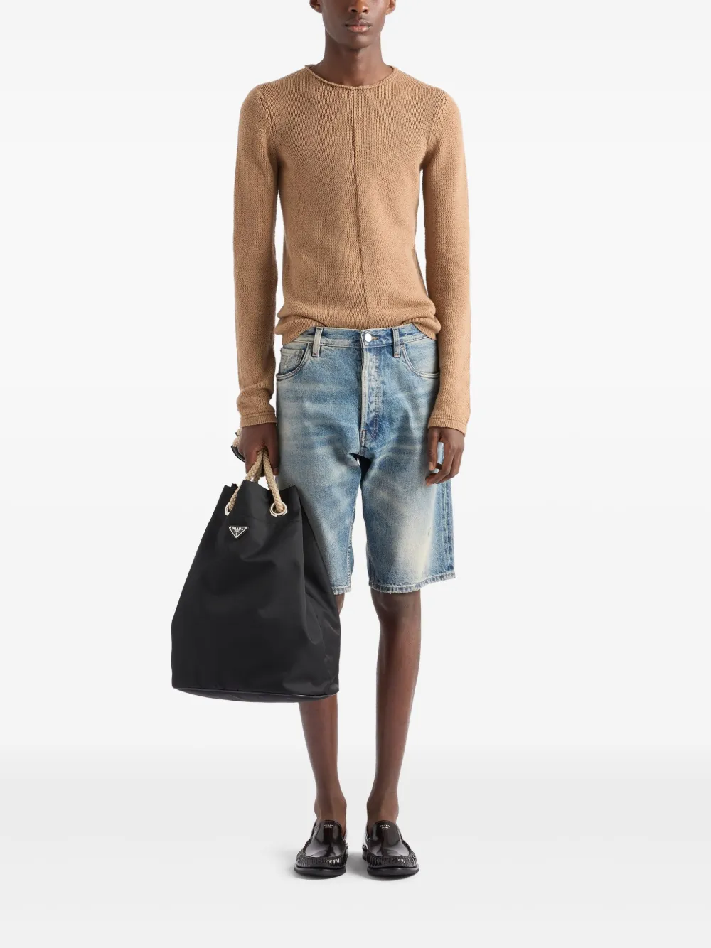 Prada denim bermuda shorts | Regular & Straight-Leg Jeans | Image 2