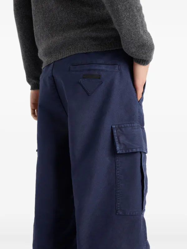 Prada Cargo Trousers | Blue | FARFETCH