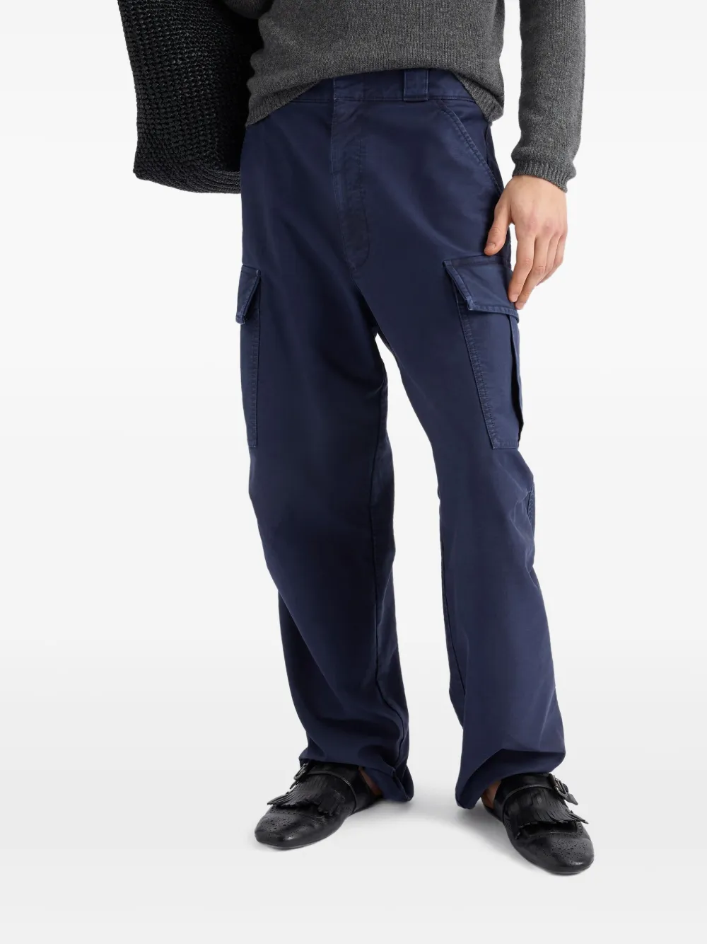 Prada Cargo broek Blauw