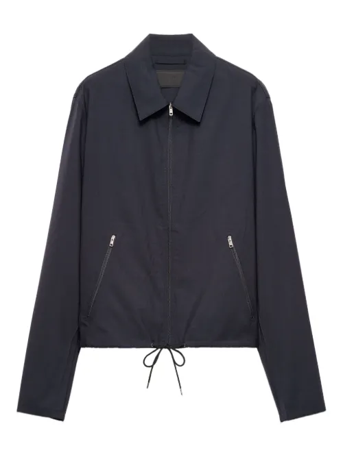 Veste à col contrastant - Prada - Modalova