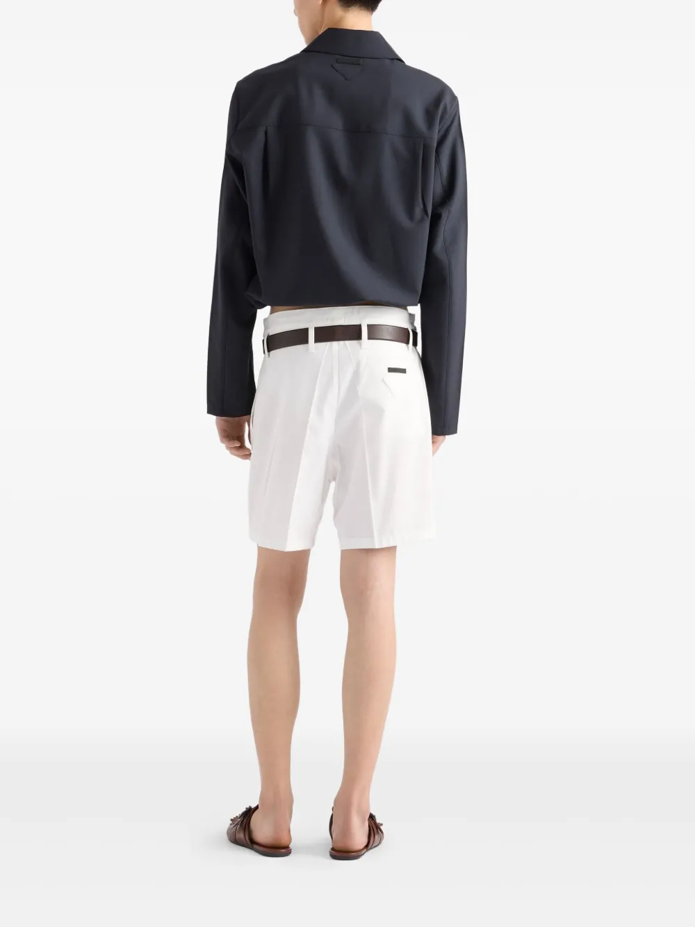 Prada Wollen jack Blauw