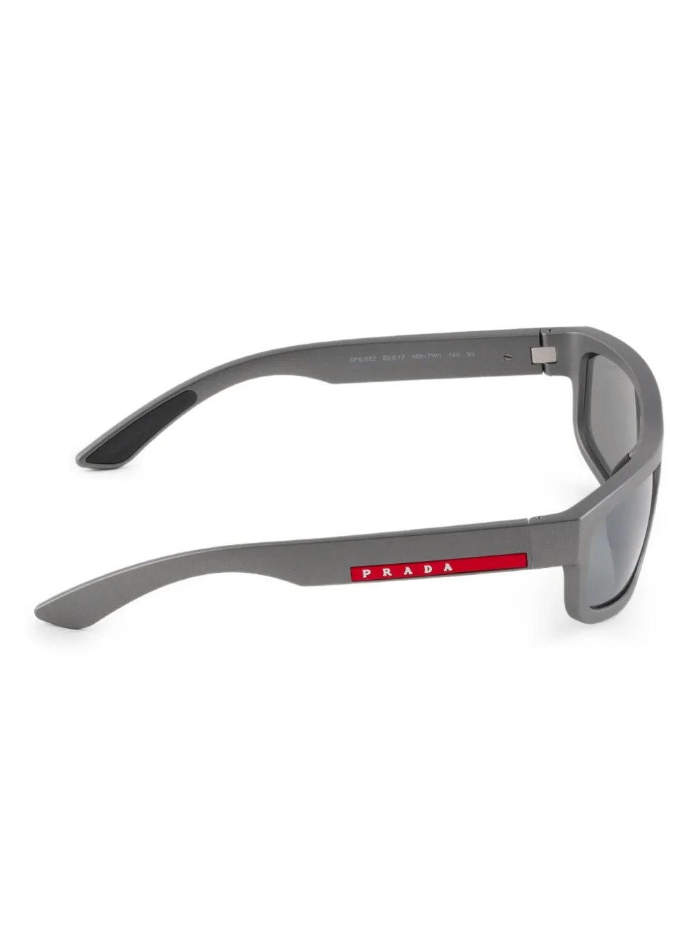 Prada Eyewear Linea Rossa zonnebril Zilver