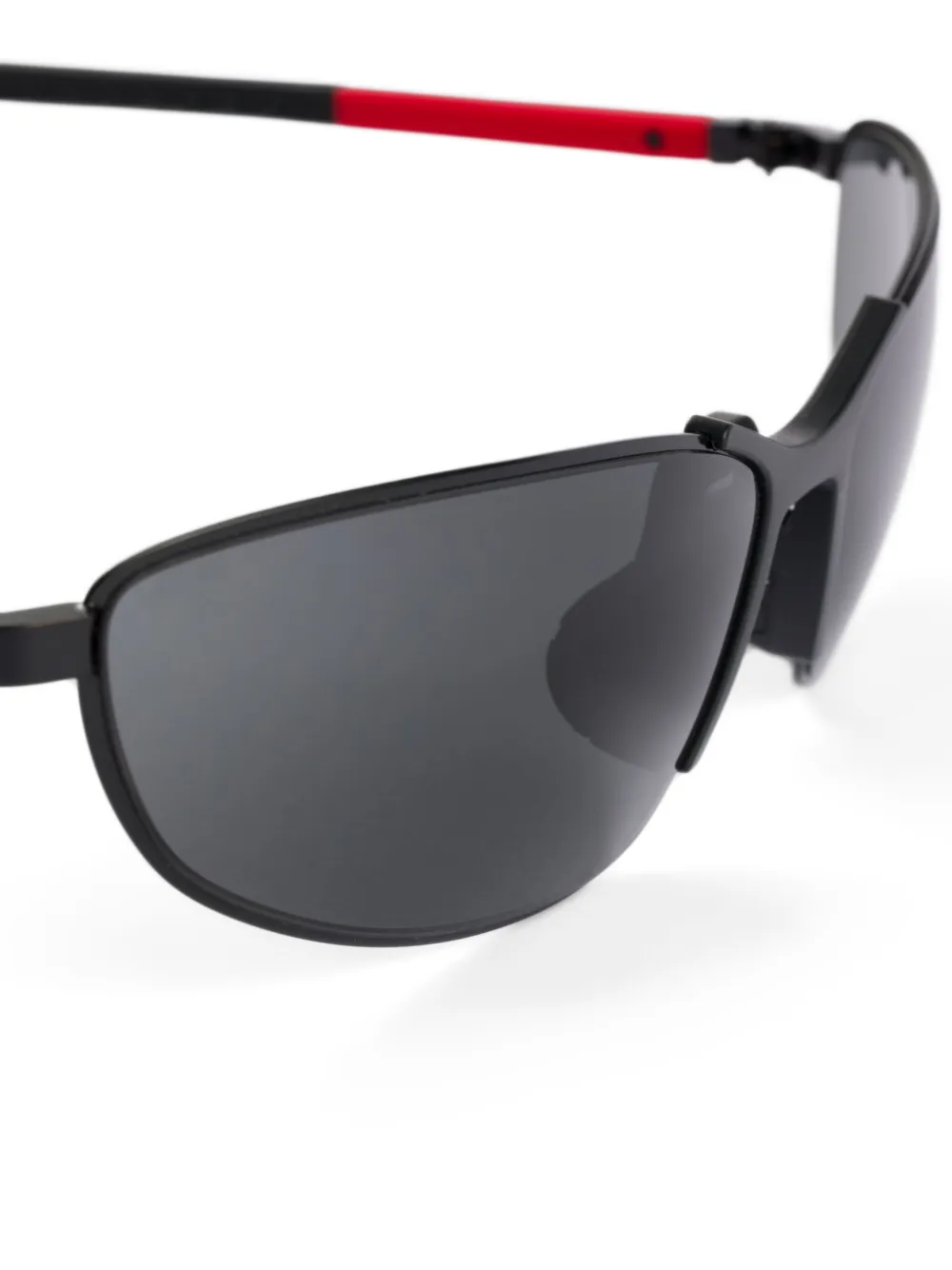 Prada Eyewear Linea Rossa zonnebril Zwart