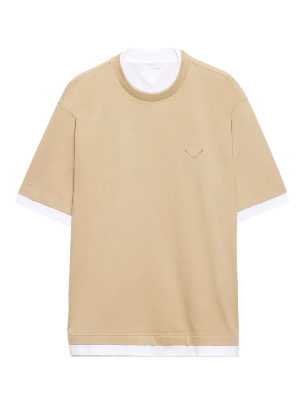 Prada playera de algodón | marrón | Image 1
