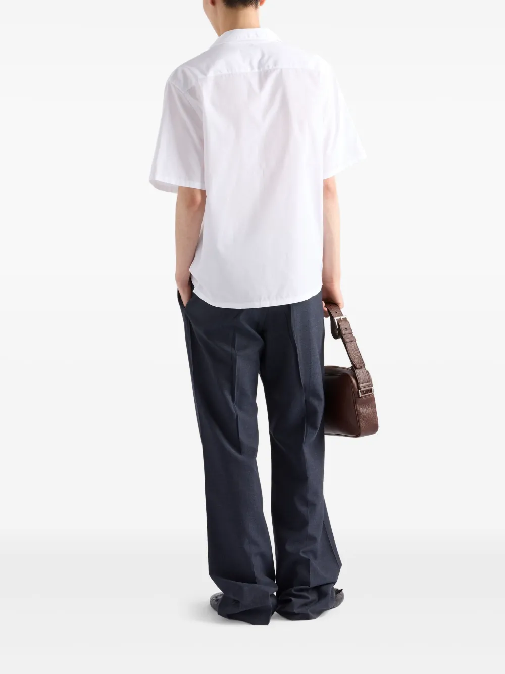 Prada Katoenen bowlingshirt Wit