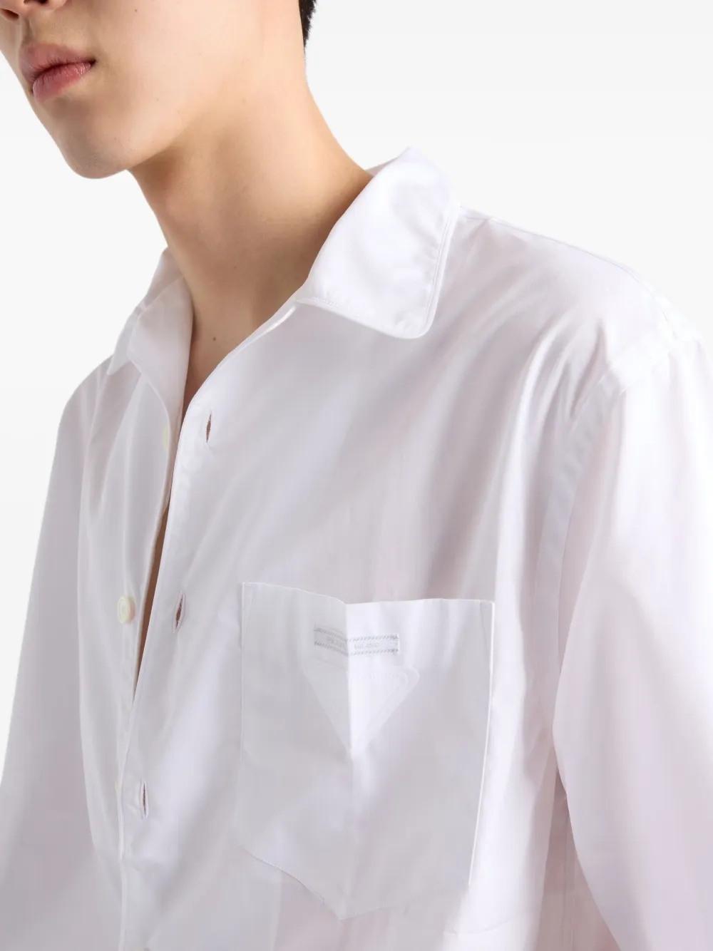 Prada Katoenen bowlingshirt Wit