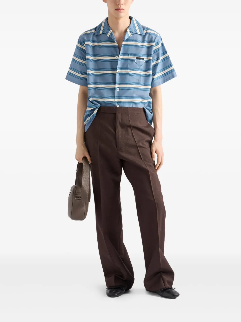 Prada camisa bowling con rayas estampadas | Image 2