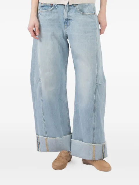 B SIDES cuffed denim jeans