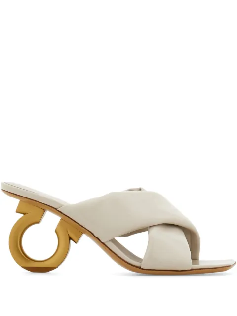 Ferragamo sandalias con tiras retorcidas