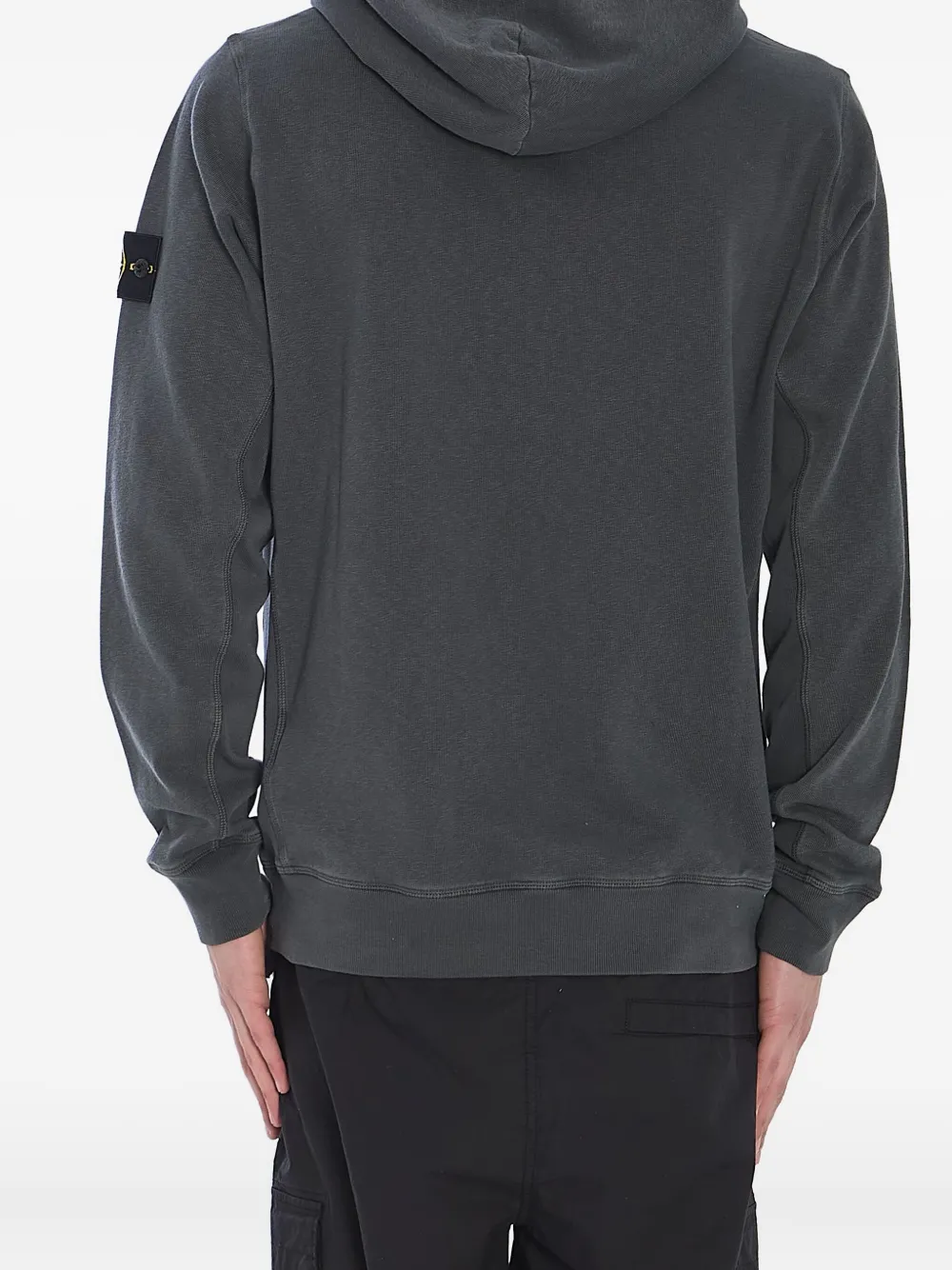 Stone Island Katoenen hoodie Grijs