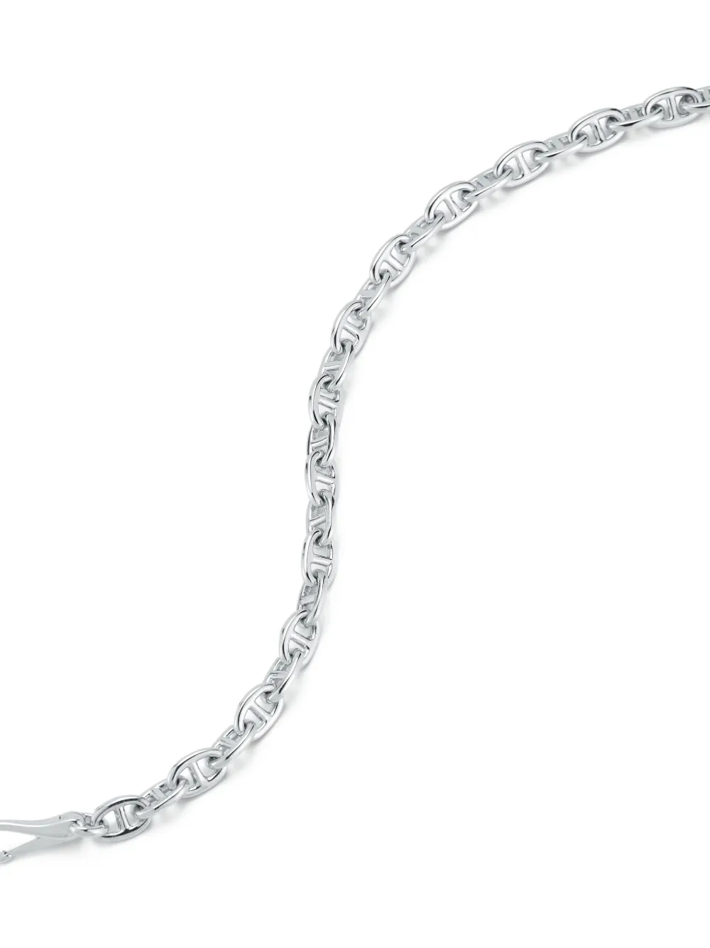 Mateo Anchor Lock Chain-link Bracelet In 银色
