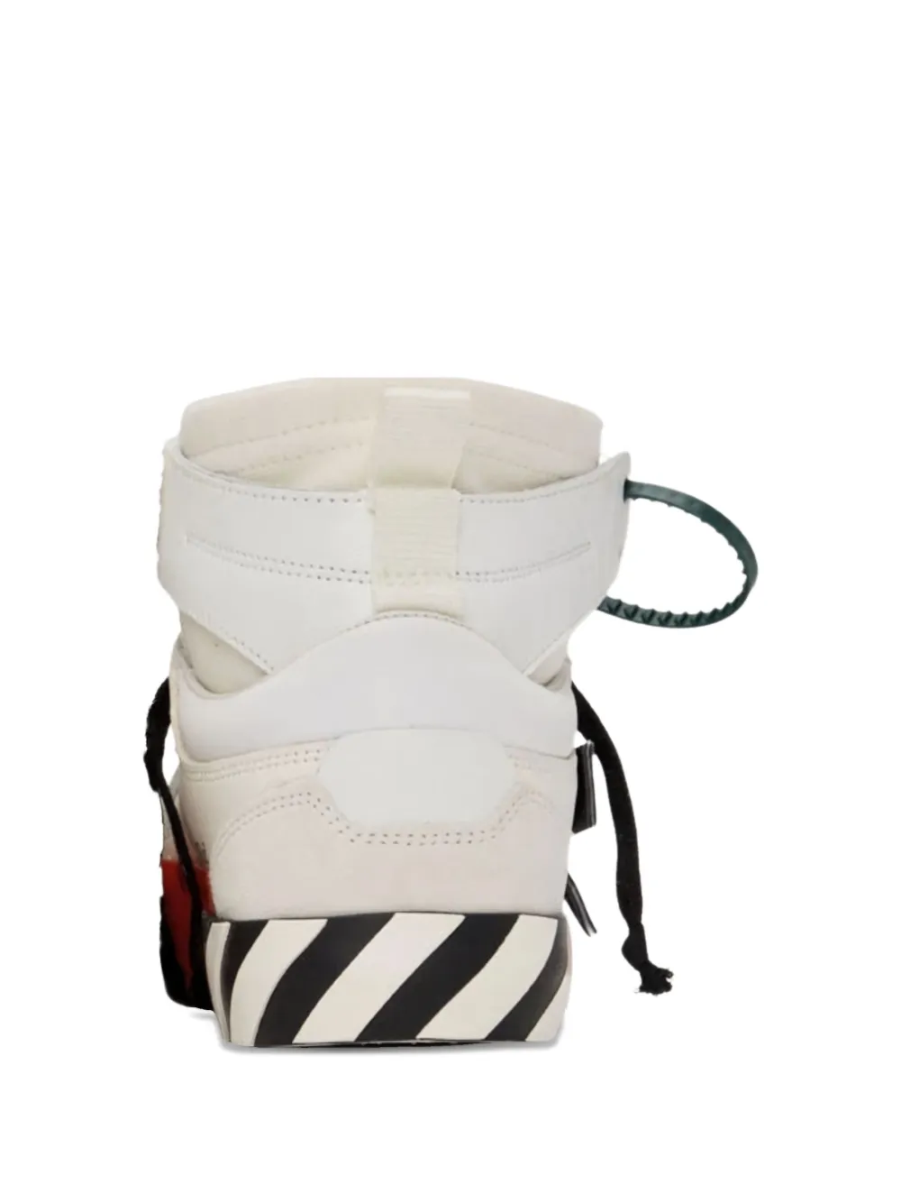 Off-White High Top Vulcanized "White Black" sneakers
