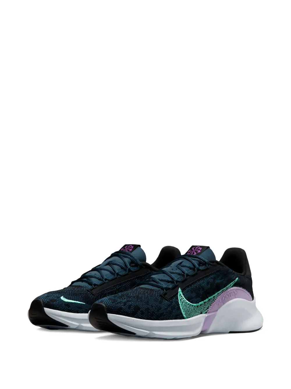 Nike SuperRep Go 3 Nn Fk "Black Green Glow Armory Navy" sneakers