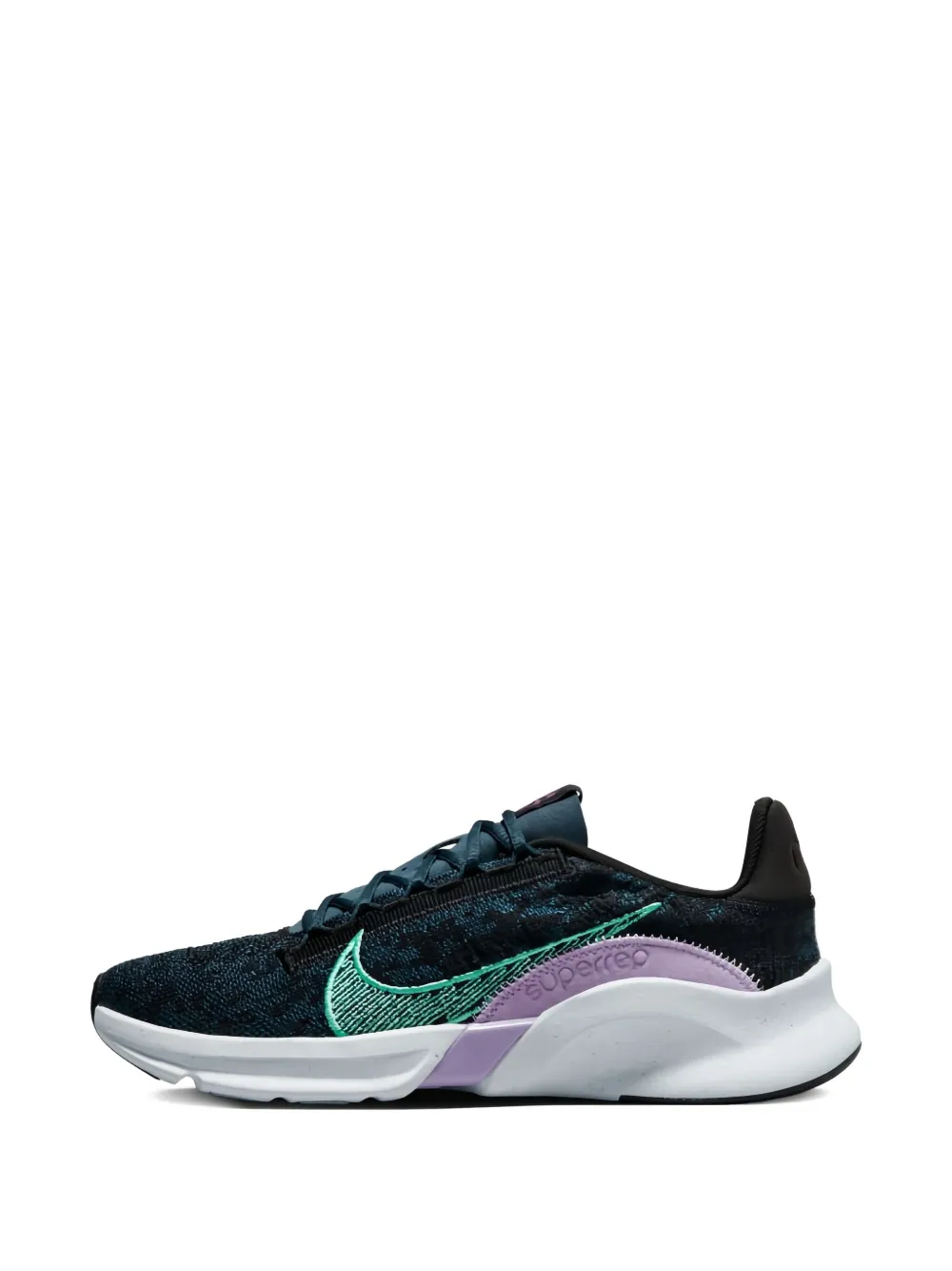 Nike SuperRep Go 3 Nn Fk "Black Green Glow Armory Navy" sneakers