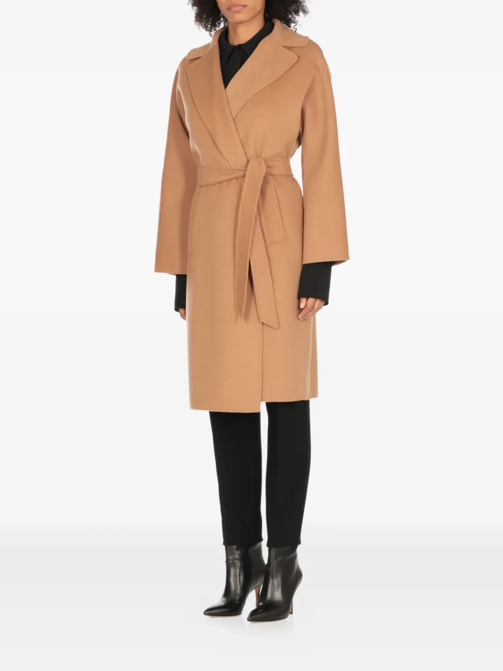 Weekend Max Mara Jas met ceintuur Beige