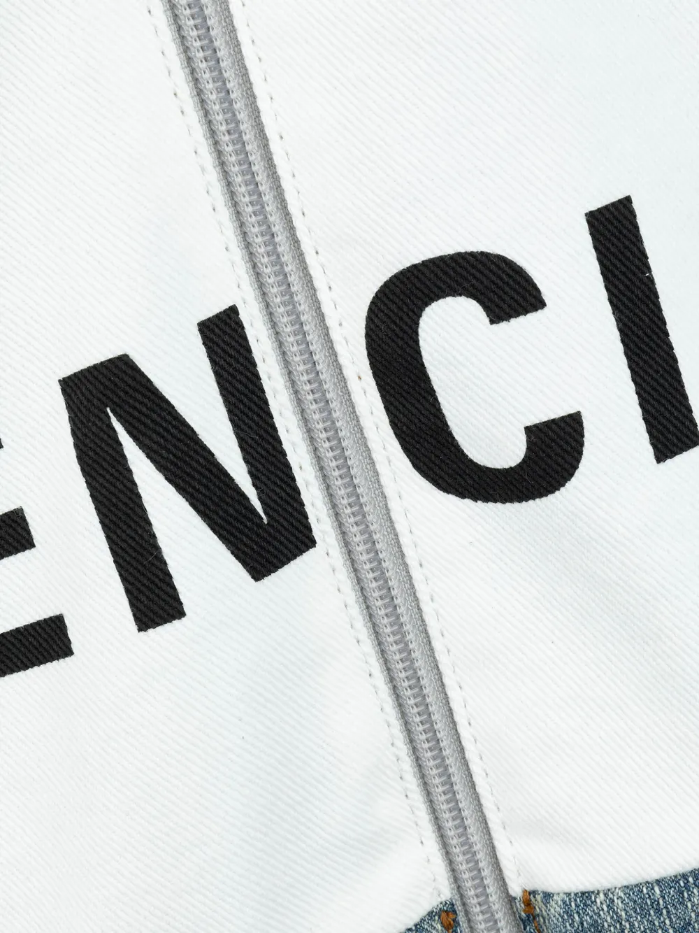 Balenciaga Jack met colourblocking en logoprint Grijs