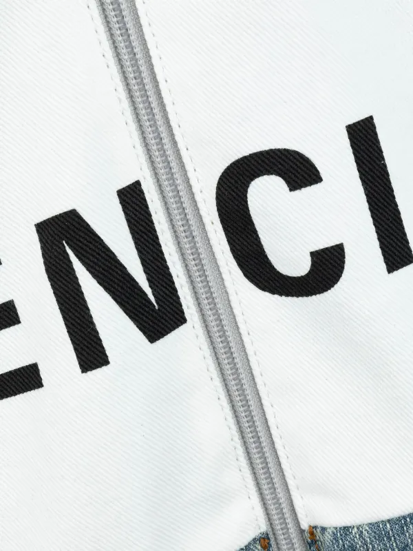 Balenciaga ロゴプリント カラーブロック ジャケット | グレー