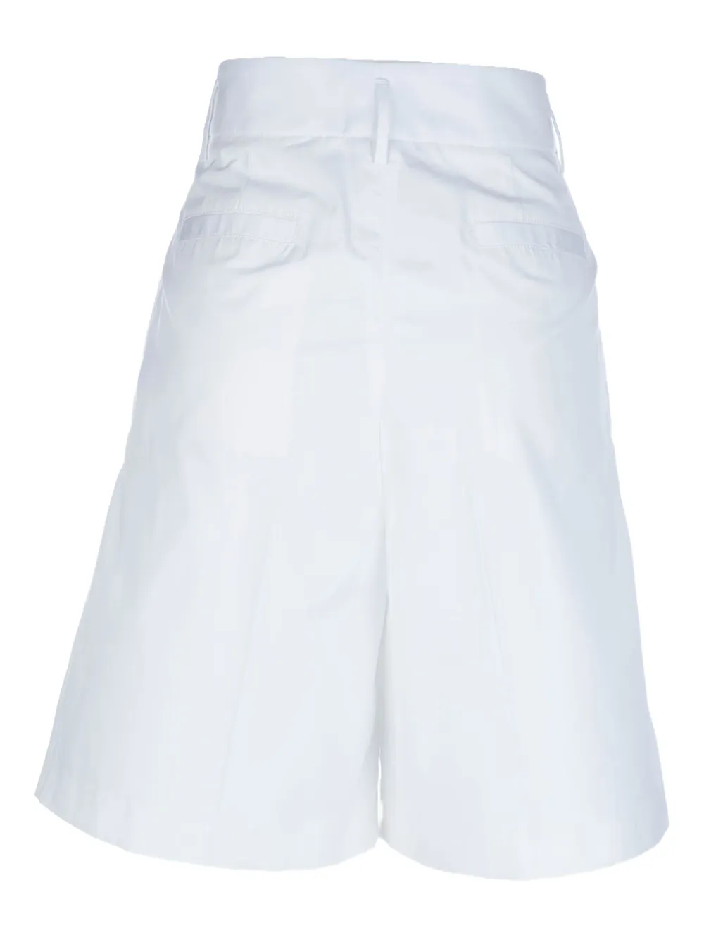 Fabiana Filippi Shorts van katoen-zijdeblend Wit