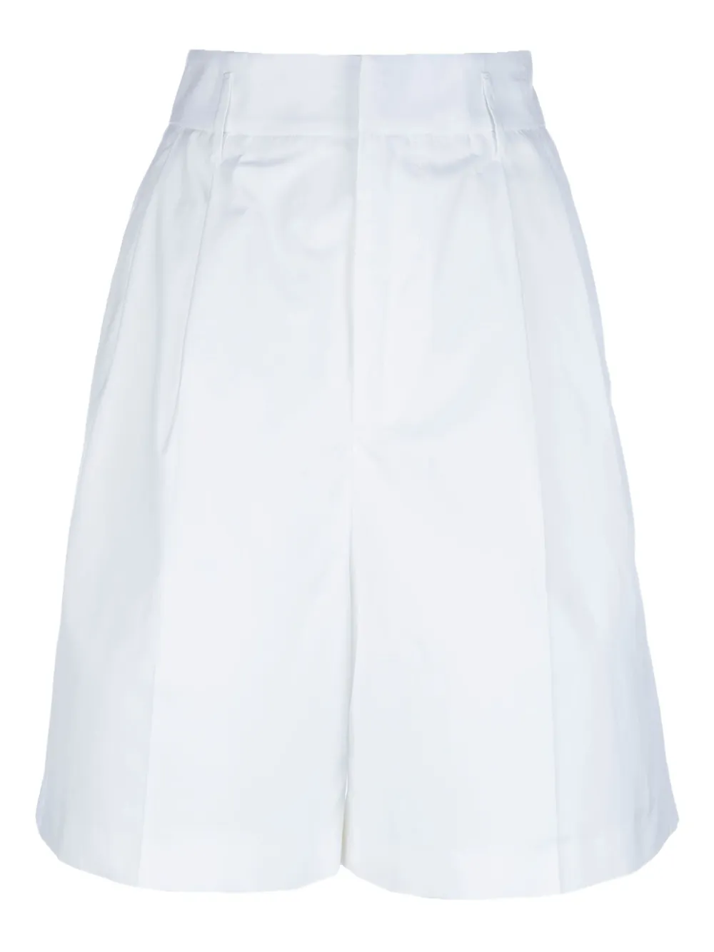 Fabiana Filippi Shorts van katoen-zijdeblend Wit