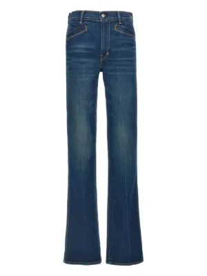 デニム・ジーパン TOM FORD Woman Jeans Black PAD123DEX224 LB999 Tom Ford - Jeans for Woman - Black - PAD119DEX224-LB999