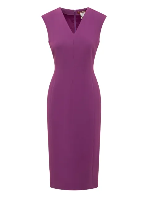 Max Mara V-neck midi dress