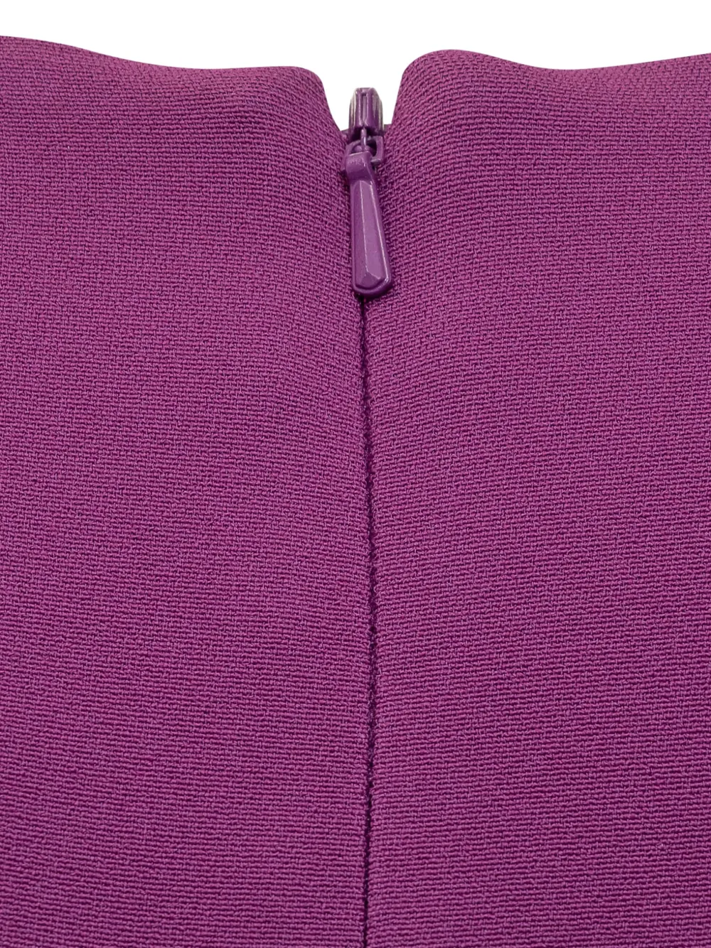 Max Mara Midi-jurk met V-hals Paars
