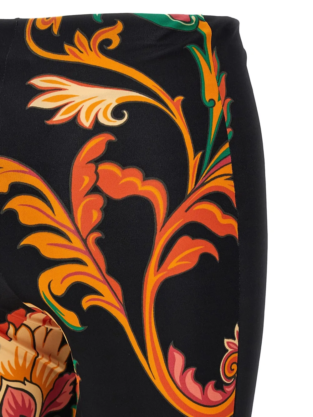 ETRO Broek met bloemenprint Zwart