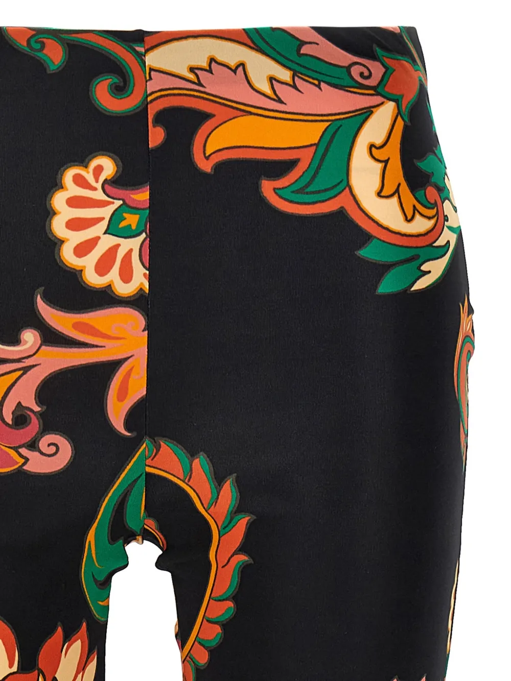 ETRO Broek met bloemenprint Zwart