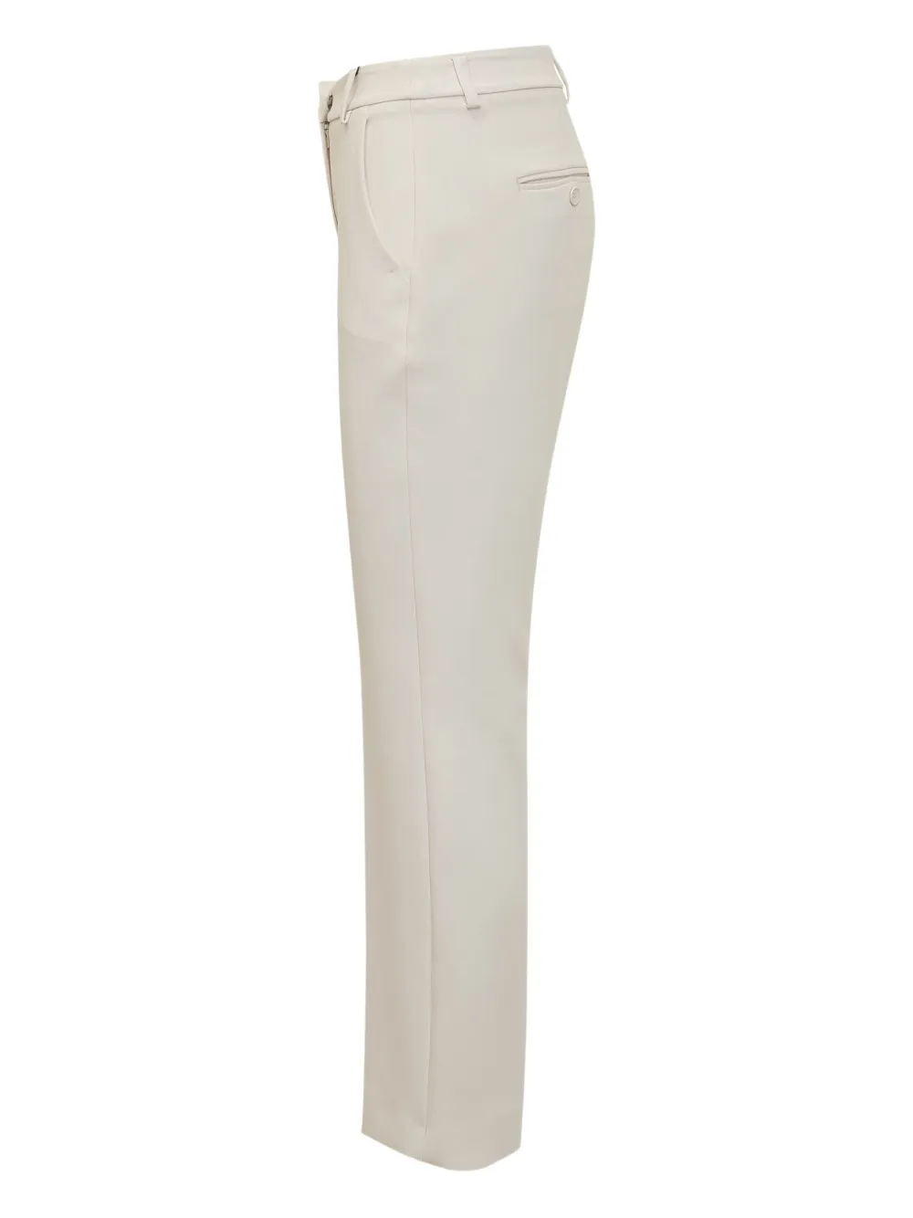 Max Mara Rana Slim-fit Trousers In 白色