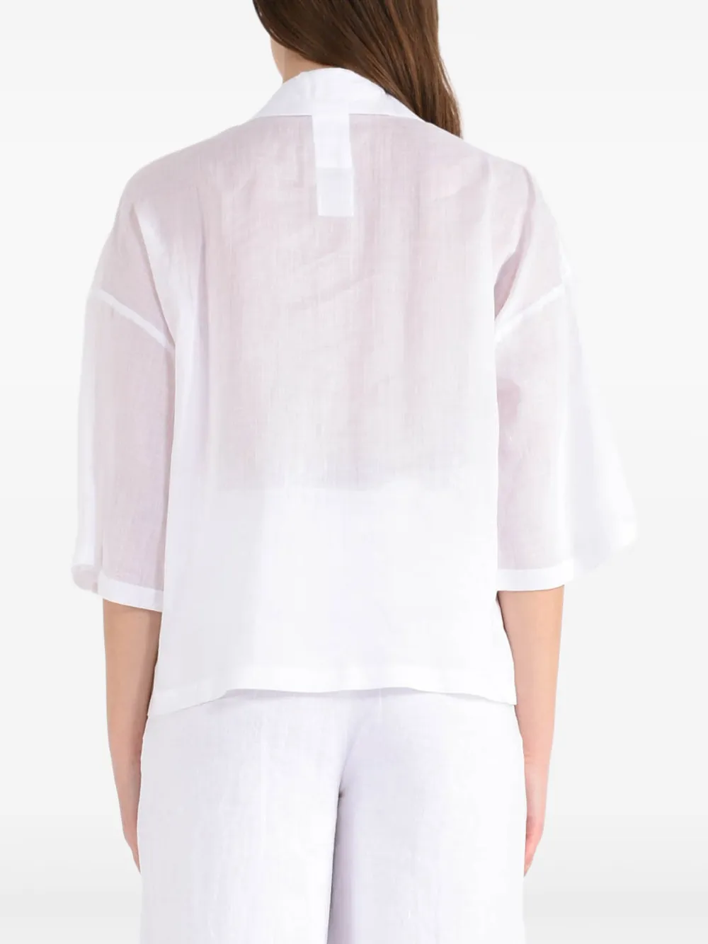 Max Mara Legno blouse Wit