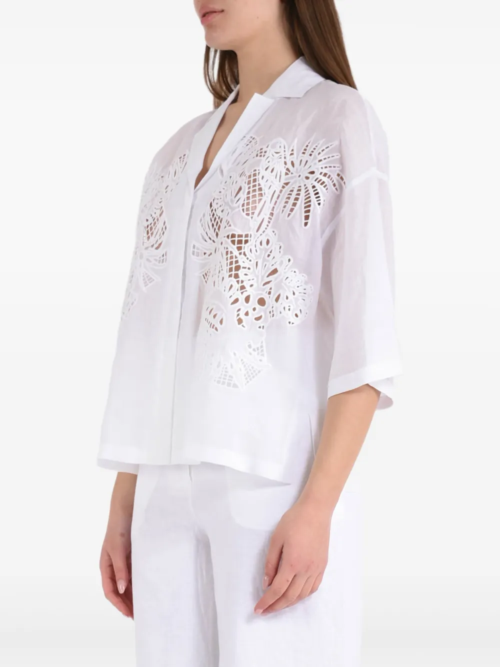 Max Mara Legno blouse - Wit
