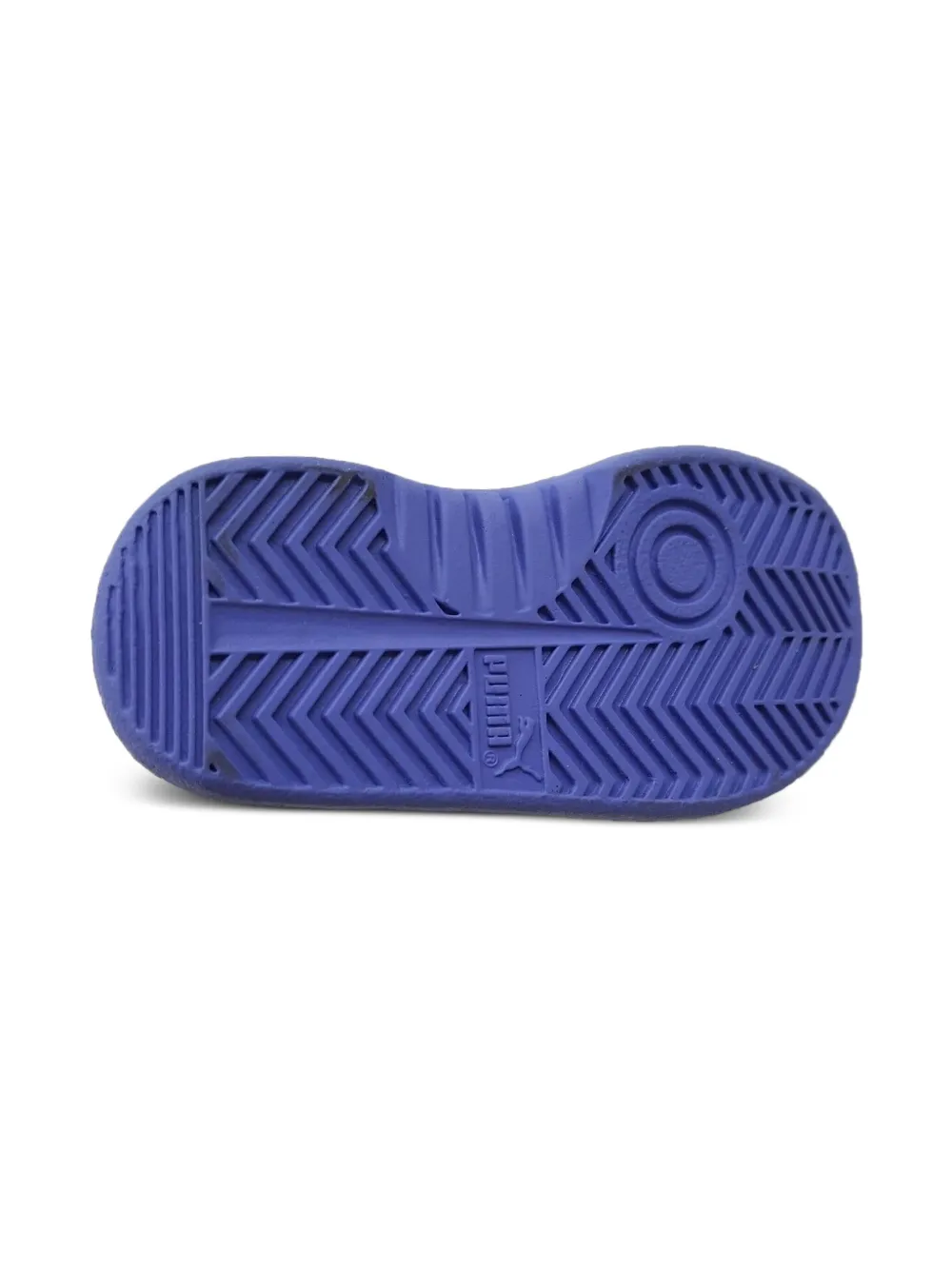 Puma Kids perforated suede trainers Purple