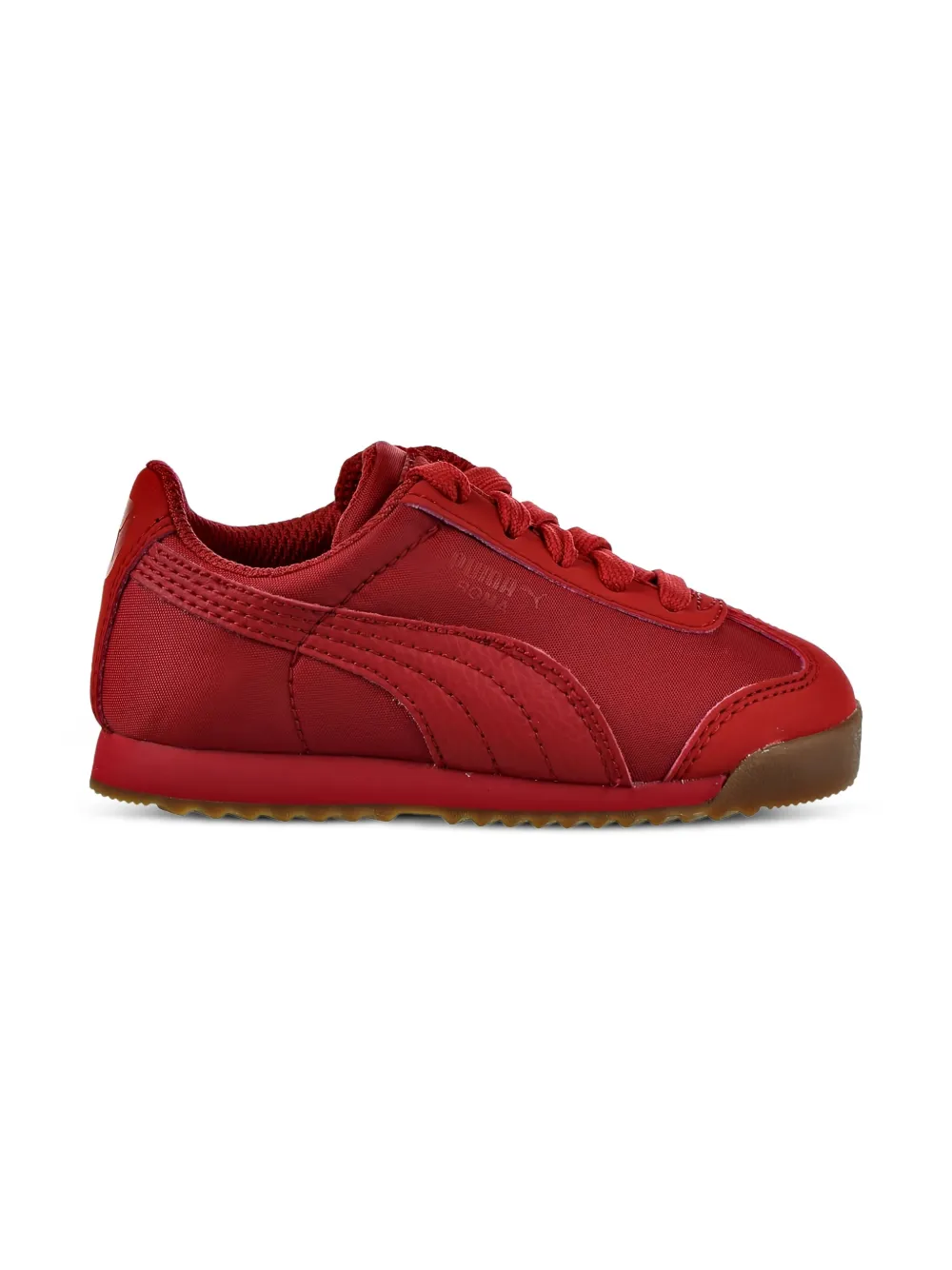Puma Kids Roma lace-up trainers RISK RED
