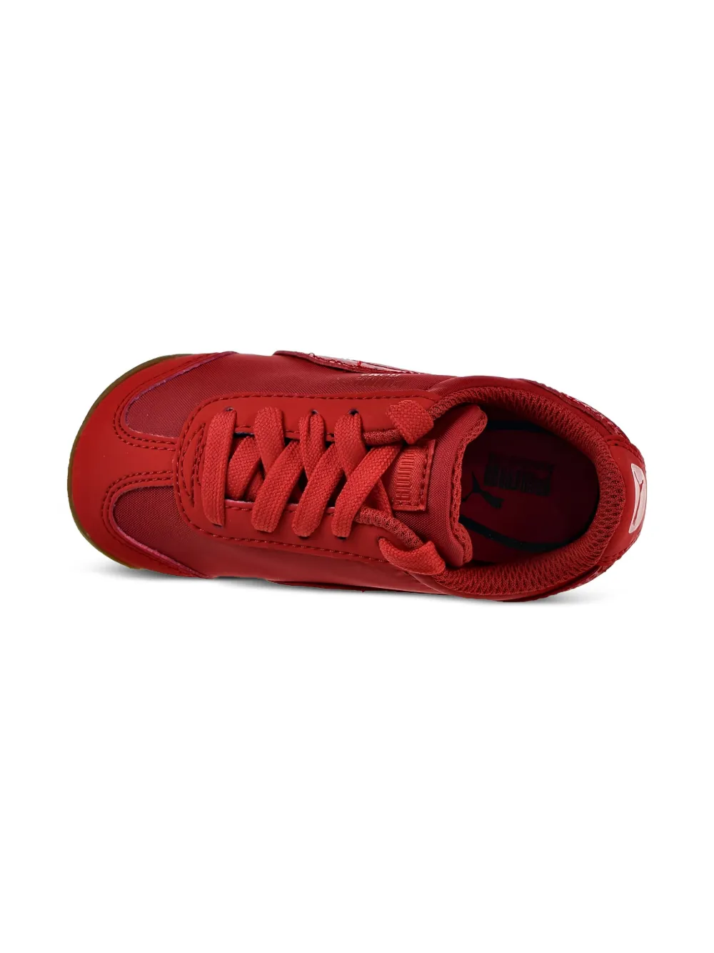 Puma Kids Roma lace-up trainers RISK RED