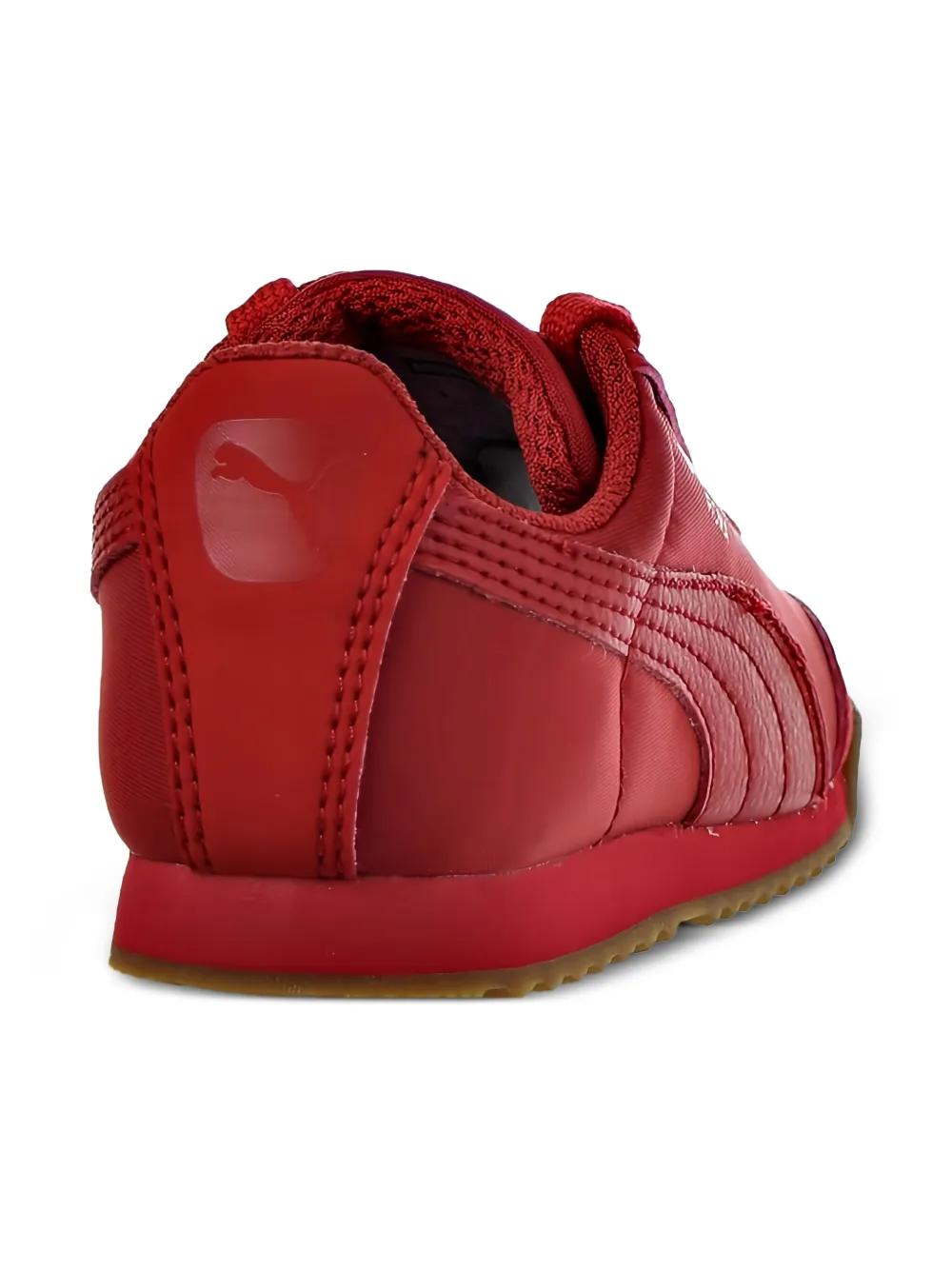 Puma Kids Roma lace-up trainers RISK RED