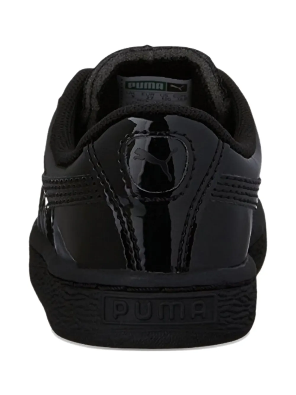Puma Patent Leather Trainers In Black