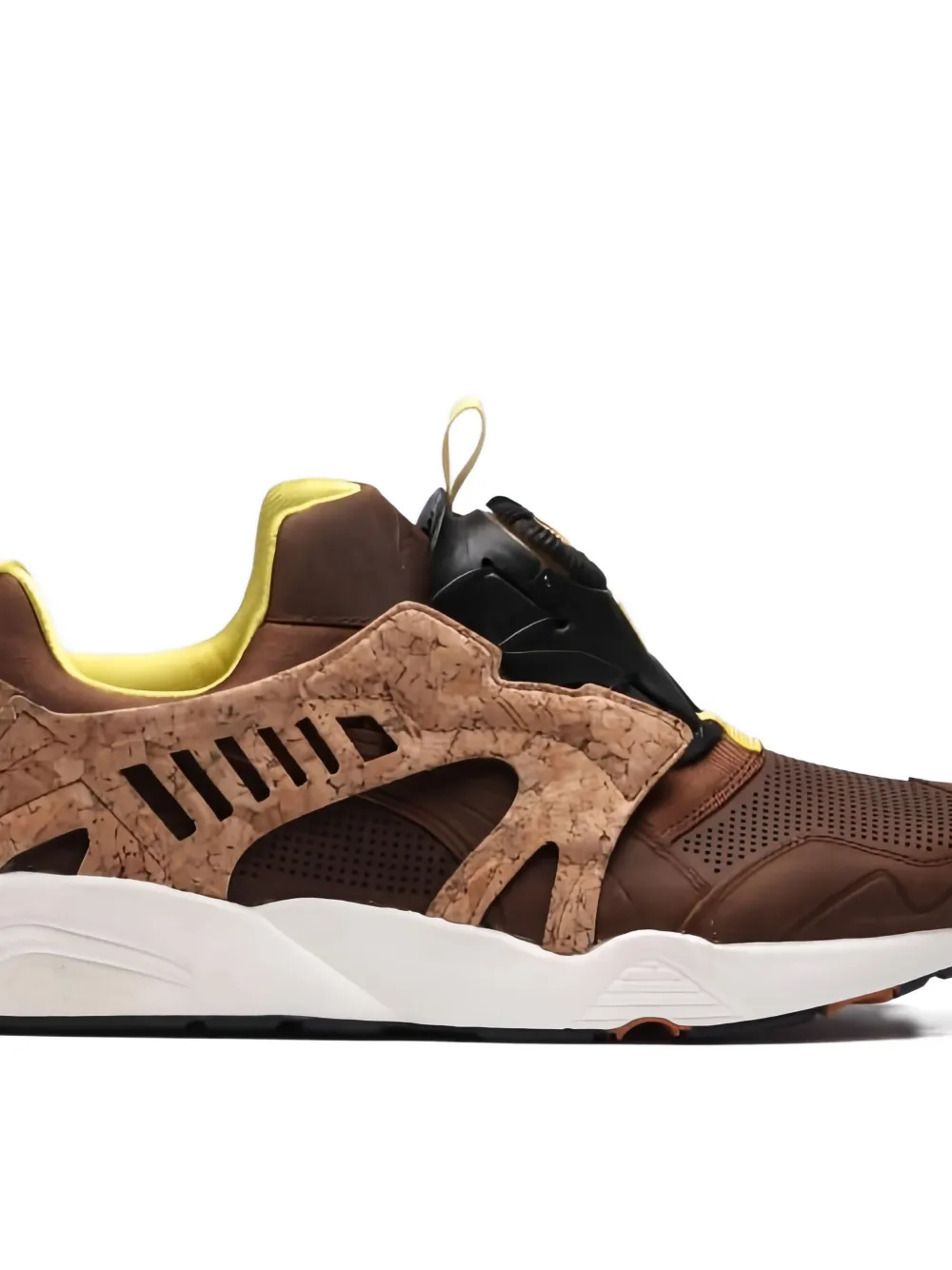 Puma Disc Cage Lux Opt.2 "brown/yellow" Sneakers In Brown