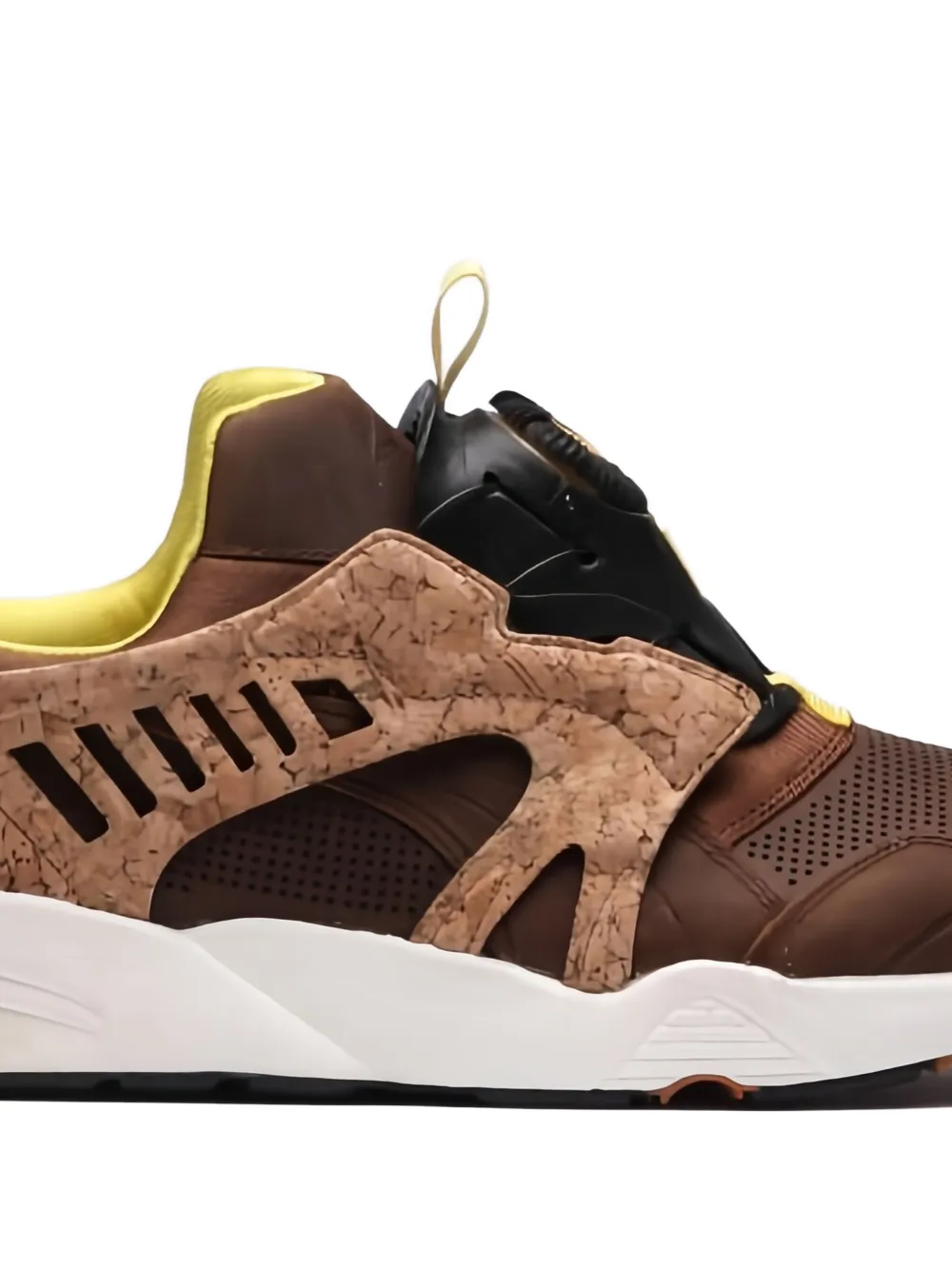 PUMA Disc Cage Lux Opt.2 "Brown Yellow" sneakers Bruin