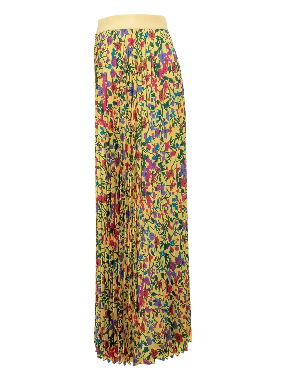 Max Mara Rok met bloemenprint Geel
