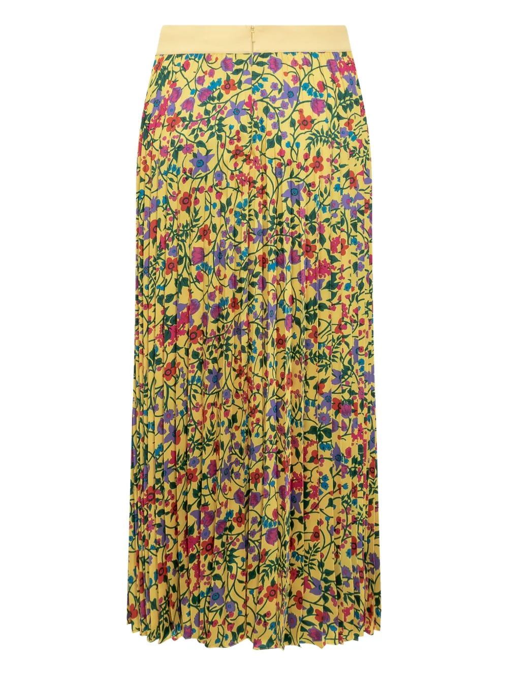 Max Mara Rok met bloemenprint Geel