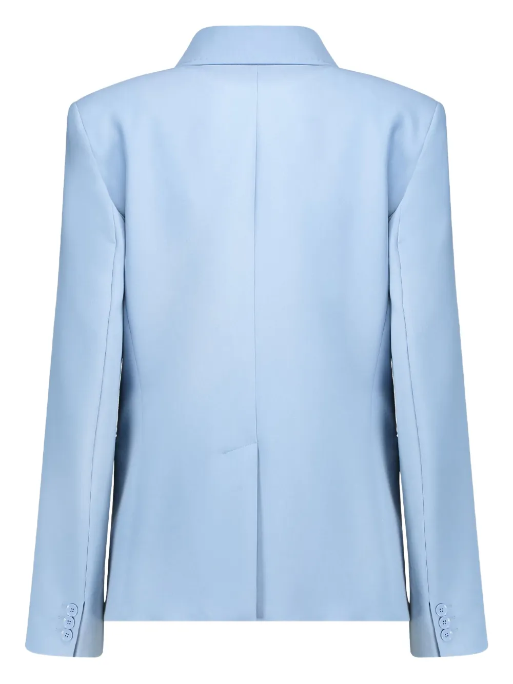 Max Mara Blazer met enkele rij knopen Blauw