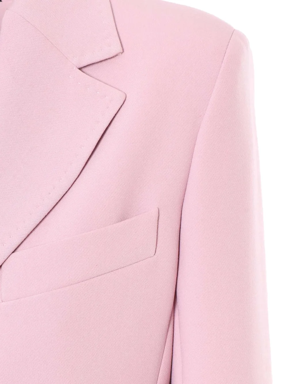 Max Mara Blazer met enkele rij knopen Roze