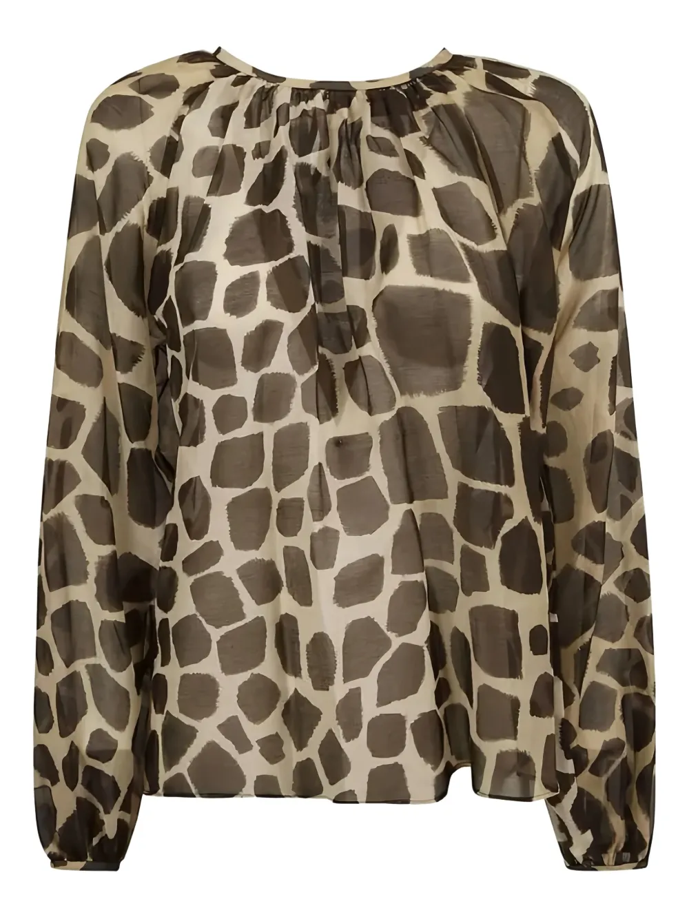 Max Mara Fionda blouse Bruin
