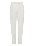 Max Mara pleated tapered trousers - White