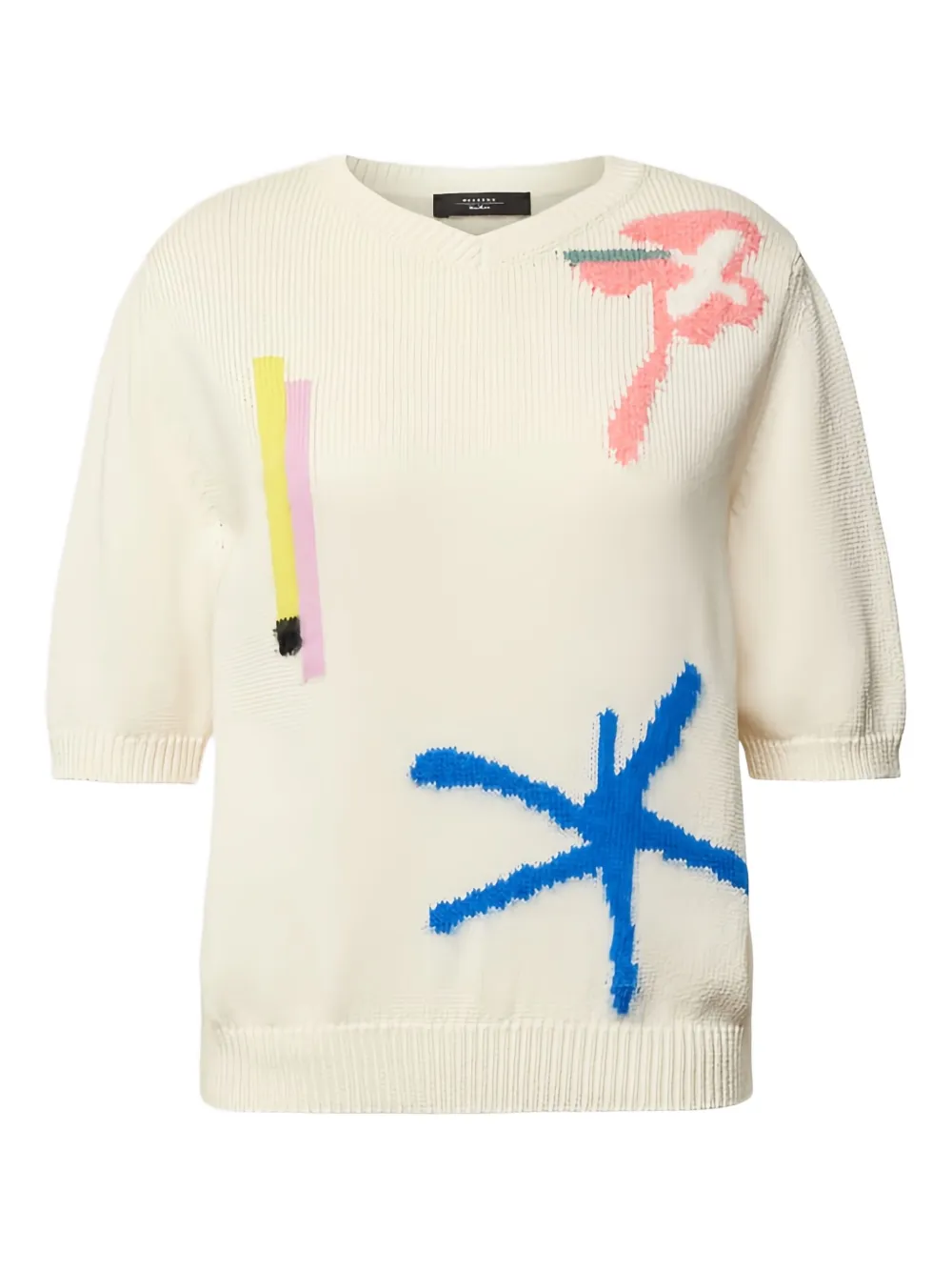 Weekend Max Mara Trui met abstract patroon Wit