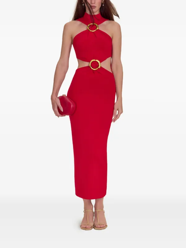 Cult Gaia Ambar Maxi Dress | Red | FARFETCH