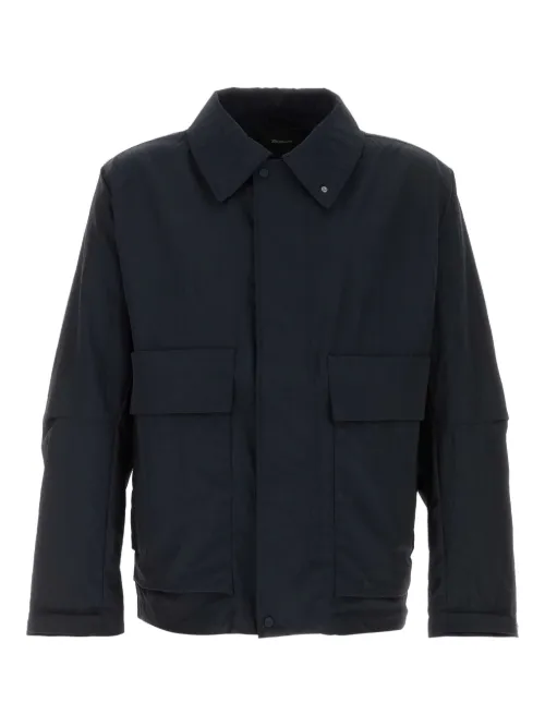 Veste zippée à col en fourrure de renard - Herno - Modalova
